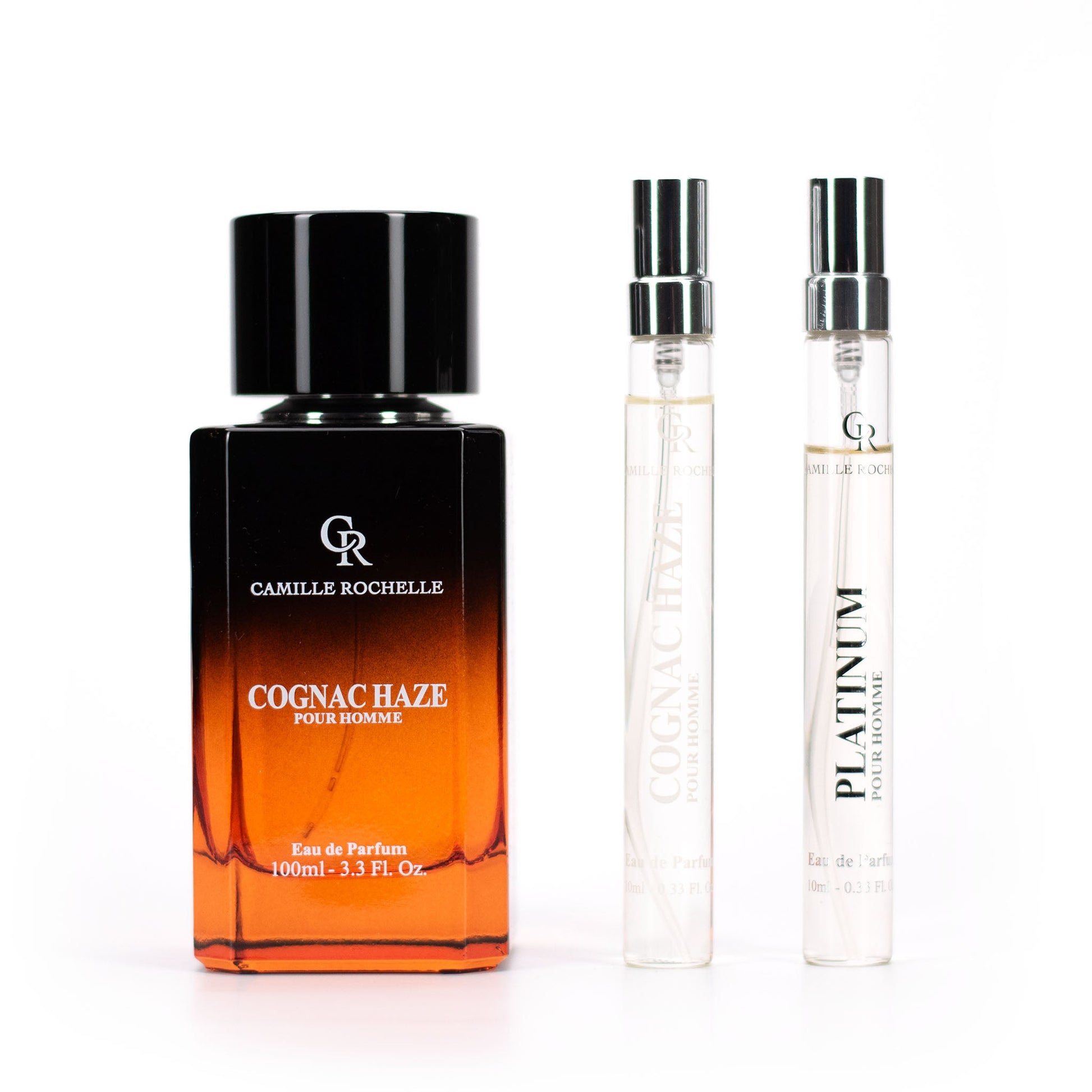Camille Rochelle Cognac Haze Geschenkset für Herren 3-teilig