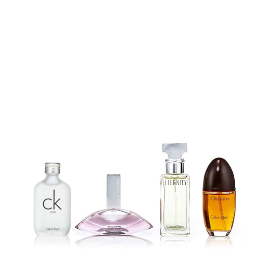 Calvin Klein 4-teiliges Miniatur-Geschenkset für Damen 4 x 15 ml