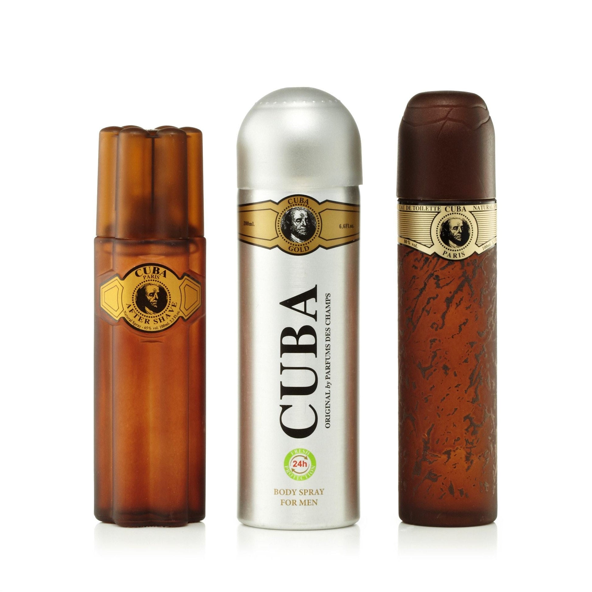Cuba Gold Geschenkset für Herren 3-teilig 3 x 100 ml