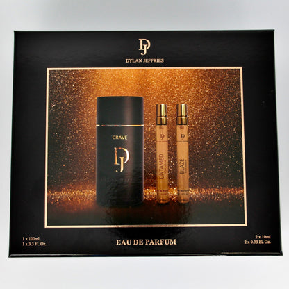 Dylan Jeffries Crave Geschenkset für Herren 3-teilig 3.4 oz