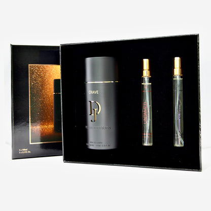 Dylan Jeffries Crave Geschenkset für Herren 3-teilig 3.4 oz