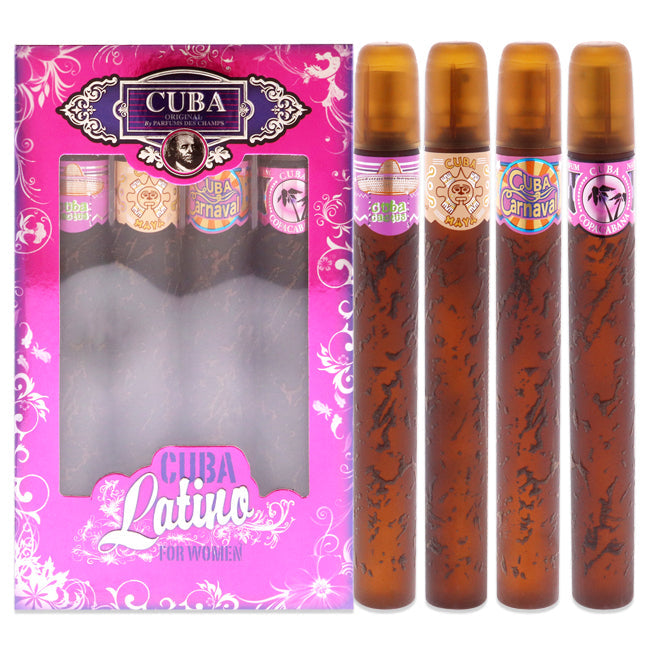 Cuba Latino Collection Geschenkset für Herren 4-teilig 4 x 35 ml