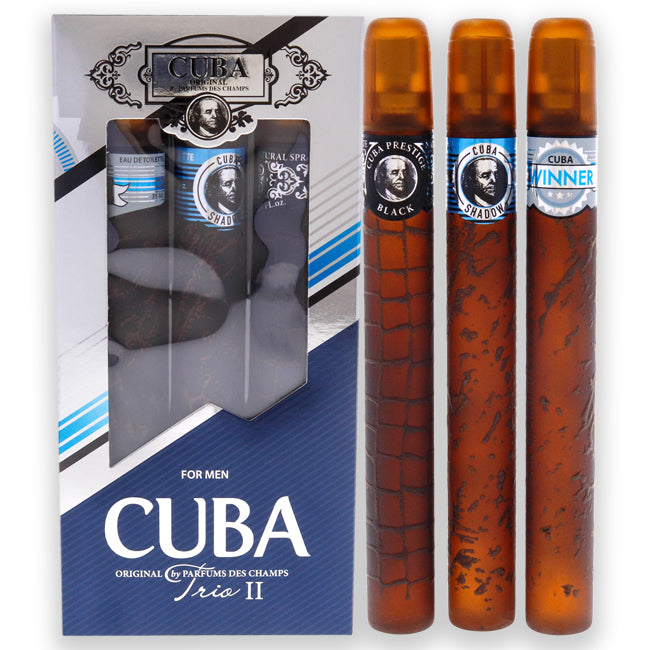 Cuba Trio 2 Geschenkset für Herren 3-teilig 3 x 35 ml