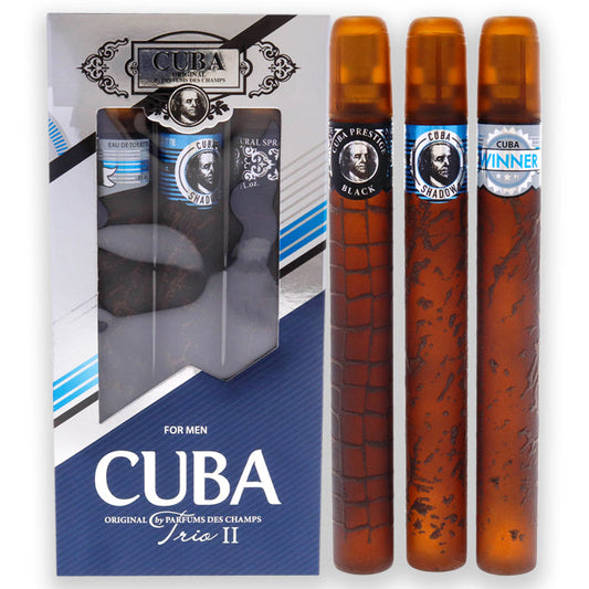 Cuba Trio 2 Geschenkset für Herren 3-teilig 3 x 35 ml