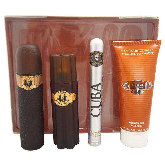 Cuba Gold Geschenkset für Herren 4-teilig 3.3 oz