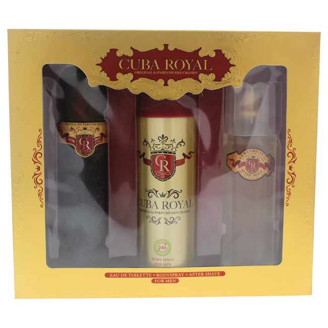 Cuba Royal Geschenkset für Herren 3-teilig 3 x 100 ml