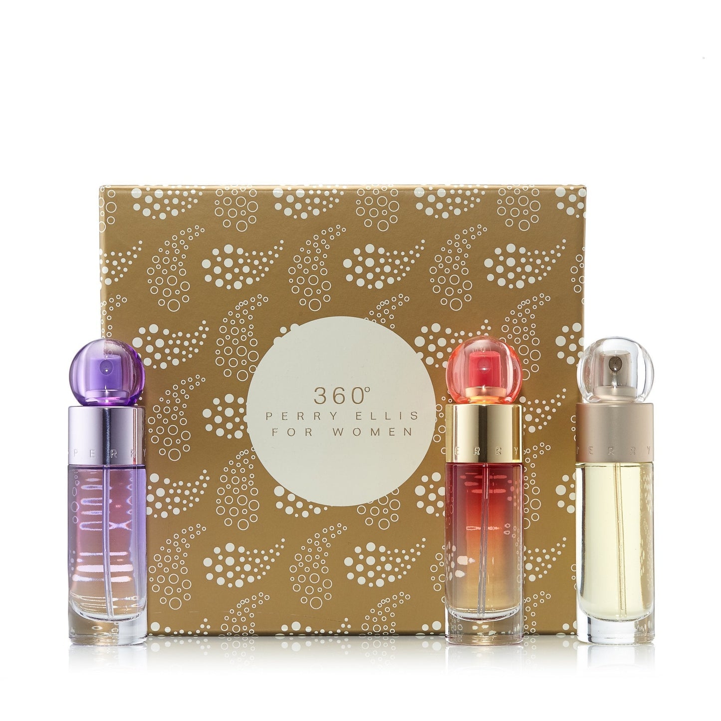 Perry Ellis 360° Miniature Geschenkset für Damen 3-teilig 3 x 30 ml
