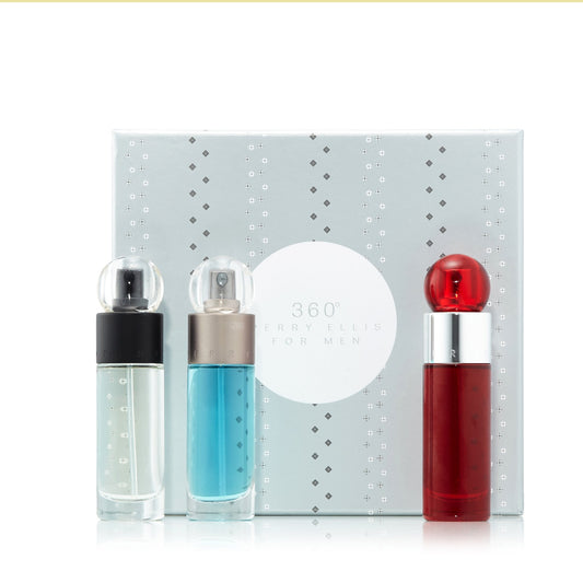 Perry Ellis 360° Miniature Set Herren Geschenkset 3-teilig 3 x 30 ml