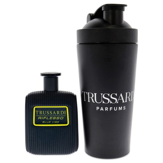 Trussardi Rifflesso Blue Vibe Geschenkset für Herren 3.4 oz