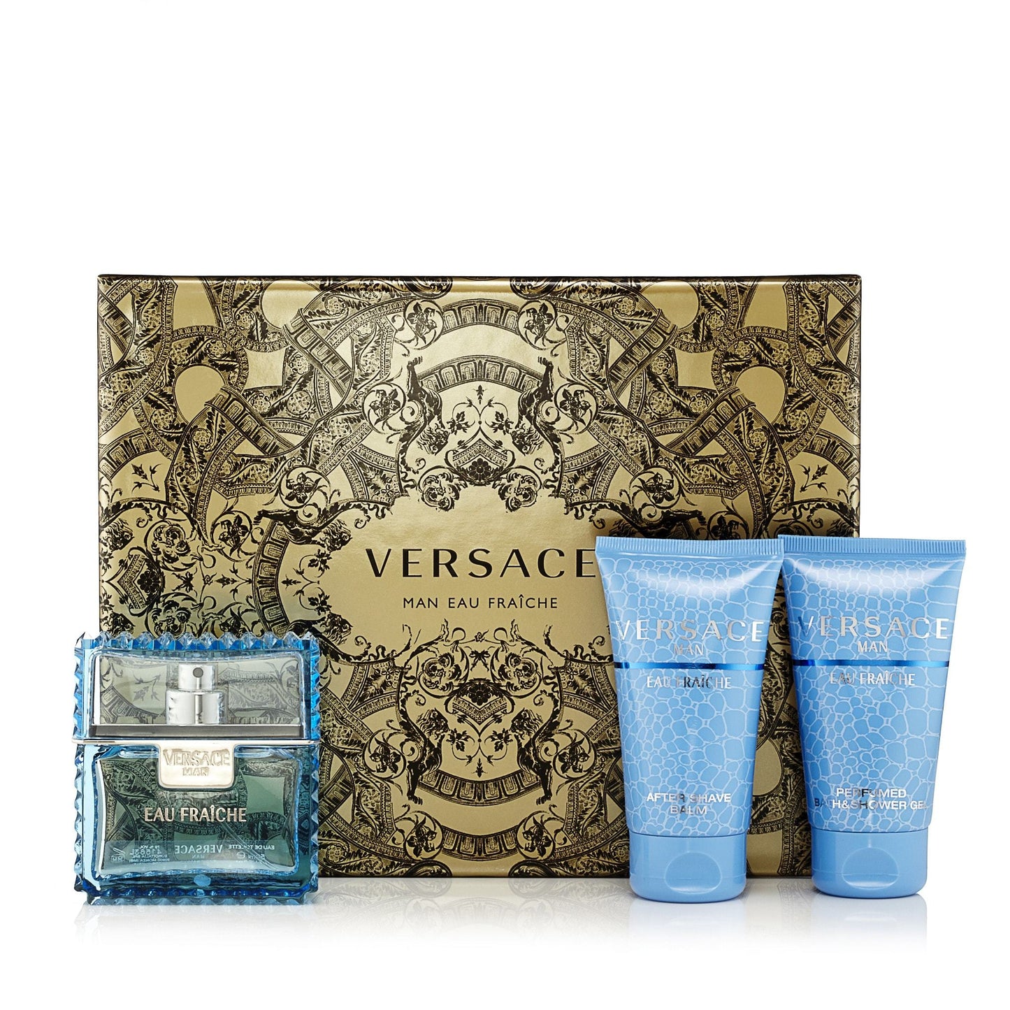 Versace Man Eau Fraiche Geschenkset für Herren 3-teilig 1.7 oz